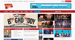 Desktop Screenshot of broadwayworld.com